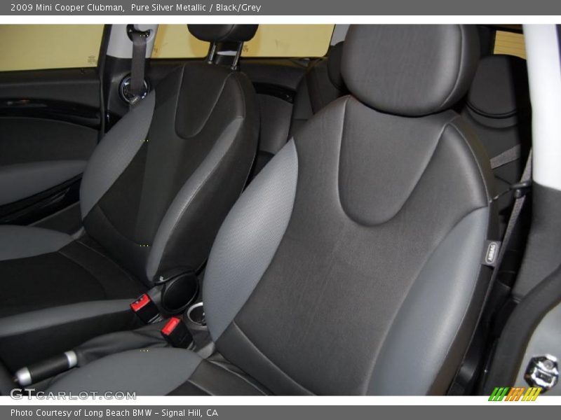 Pure Silver Metallic / Black/Grey 2009 Mini Cooper Clubman