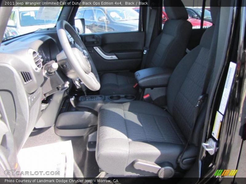  2011 Wrangler Unlimited Call of Duty: Black Ops Edition 4x4 Black Interior