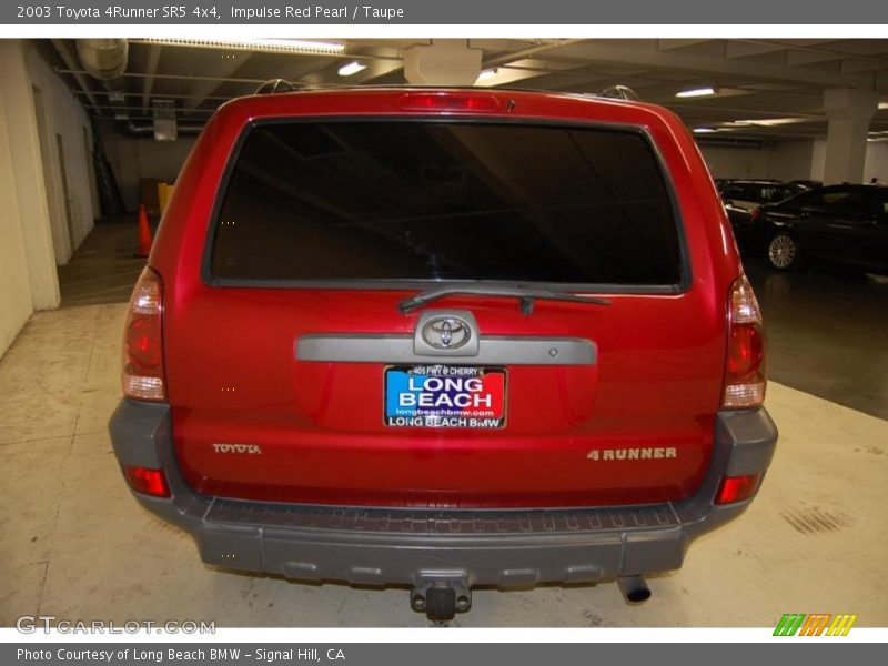 Impulse Red Pearl / Taupe 2003 Toyota 4Runner SR5 4x4