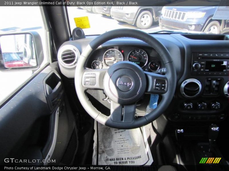 Black / Black 2011 Jeep Wrangler Unlimited Call of Duty: Black Ops Edition 4x4