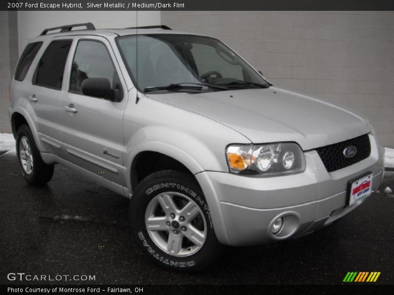 Silver Metallic / Medium/Dark Flint 2007 Ford Escape Hybrid