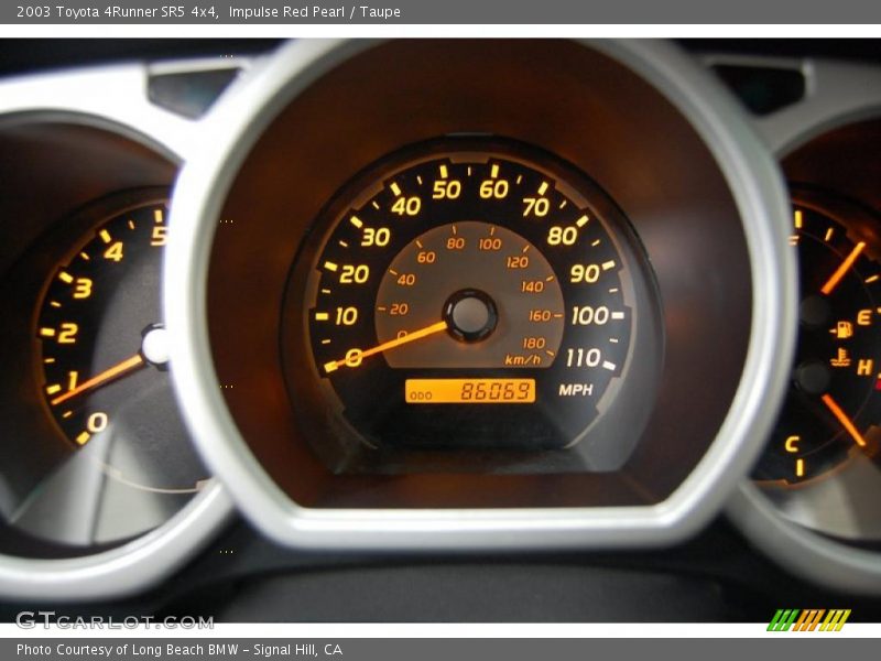 Impulse Red Pearl / Taupe 2003 Toyota 4Runner SR5 4x4