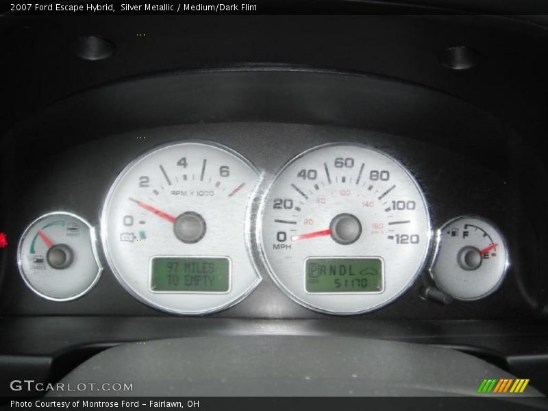  2007 Escape Hybrid Hybrid Gauges