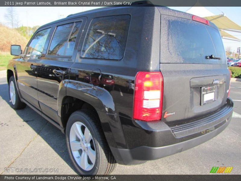 Brilliant Black Crystal Pearl / Dark Slate Gray 2011 Jeep Patriot Latitude