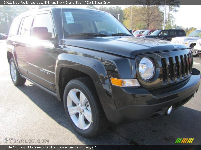 Brilliant Black Crystal Pearl / Dark Slate Gray 2011 Jeep Patriot Latitude