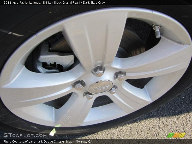 Brilliant Black Crystal Pearl / Dark Slate Gray 2011 Jeep Patriot Latitude
