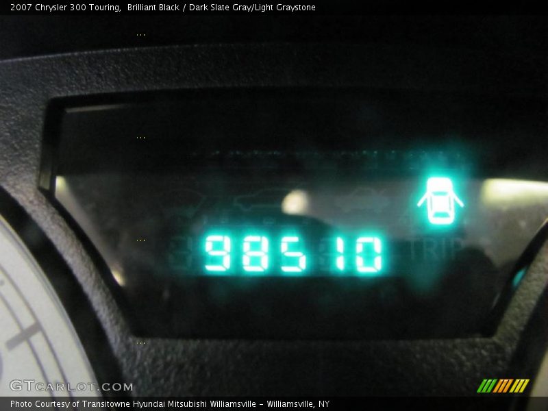 Brilliant Black / Dark Slate Gray/Light Graystone 2007 Chrysler 300 Touring