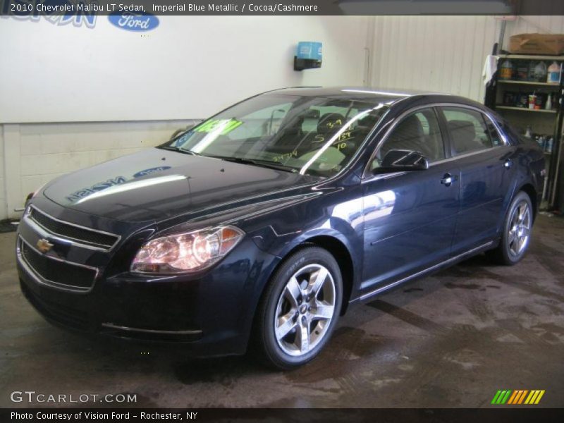 Imperial Blue Metallic / Cocoa/Cashmere 2010 Chevrolet Malibu LT Sedan