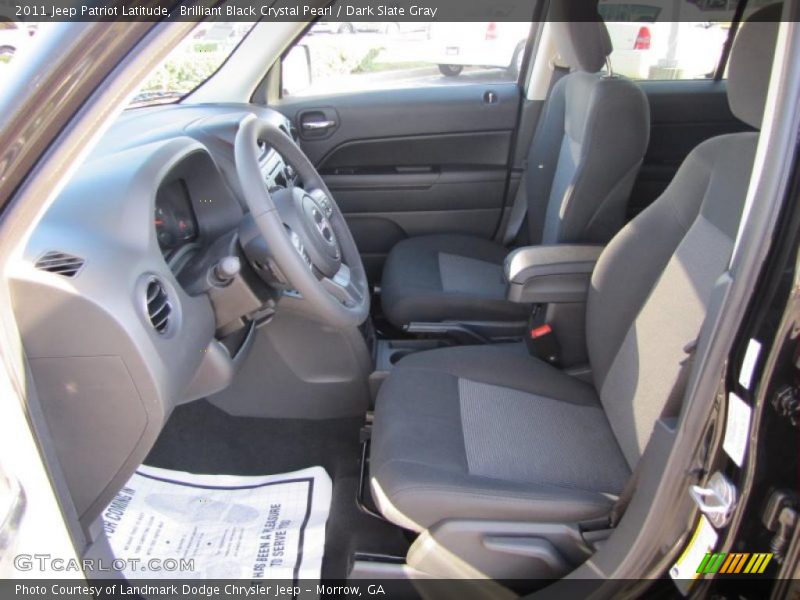 Brilliant Black Crystal Pearl / Dark Slate Gray 2011 Jeep Patriot Latitude