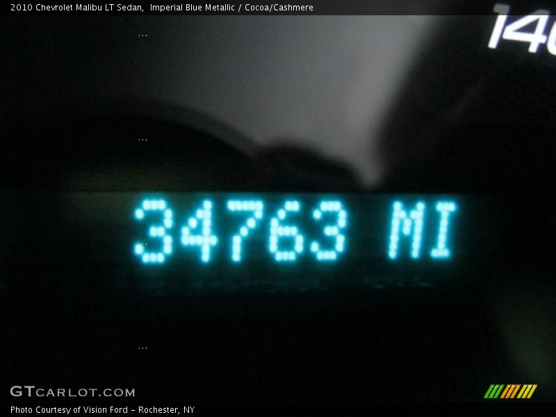 Imperial Blue Metallic / Cocoa/Cashmere 2010 Chevrolet Malibu LT Sedan