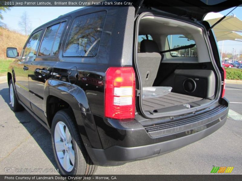 Brilliant Black Crystal Pearl / Dark Slate Gray 2011 Jeep Patriot Latitude
