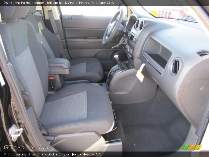 Brilliant Black Crystal Pearl / Dark Slate Gray 2011 Jeep Patriot Latitude