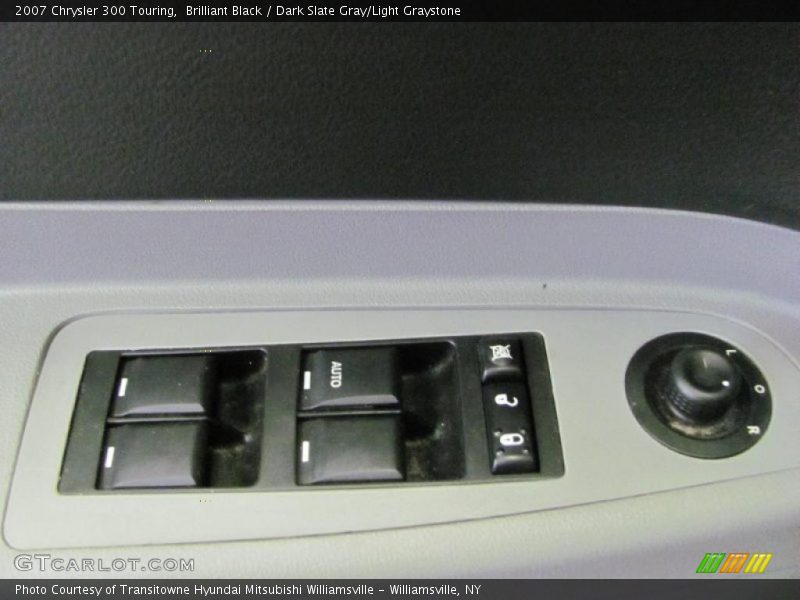 Brilliant Black / Dark Slate Gray/Light Graystone 2007 Chrysler 300 Touring