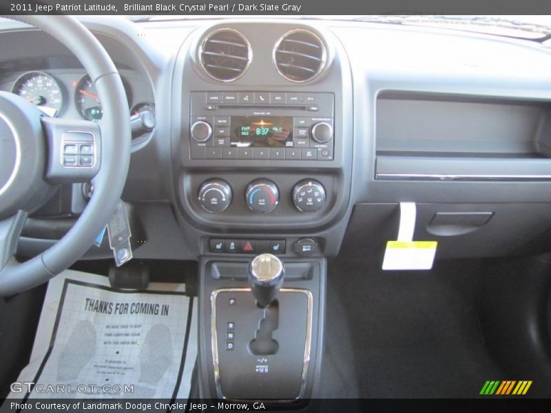 Brilliant Black Crystal Pearl / Dark Slate Gray 2011 Jeep Patriot Latitude