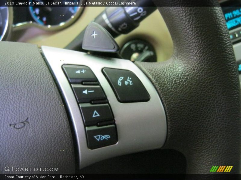 Imperial Blue Metallic / Cocoa/Cashmere 2010 Chevrolet Malibu LT Sedan