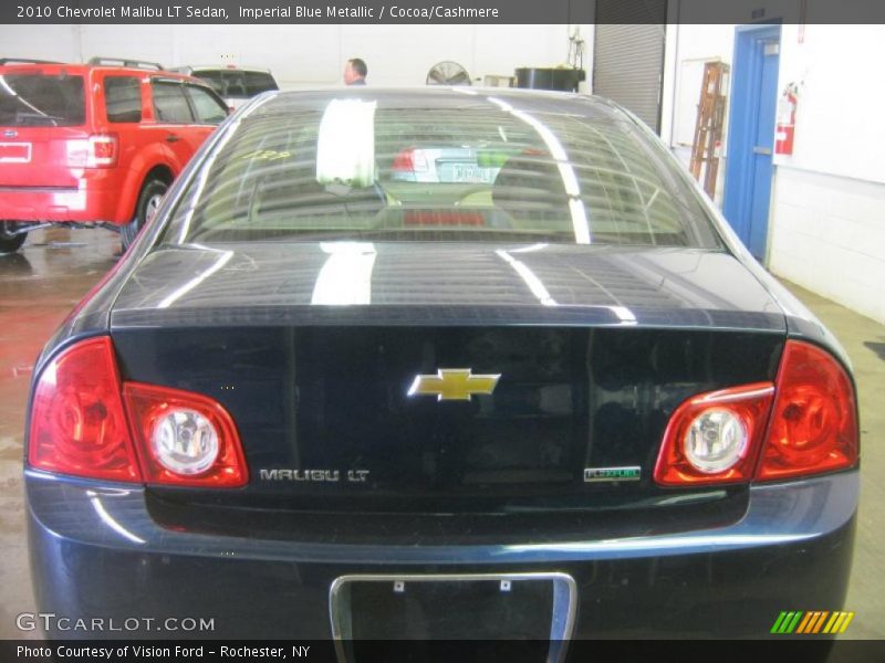 Imperial Blue Metallic / Cocoa/Cashmere 2010 Chevrolet Malibu LT Sedan