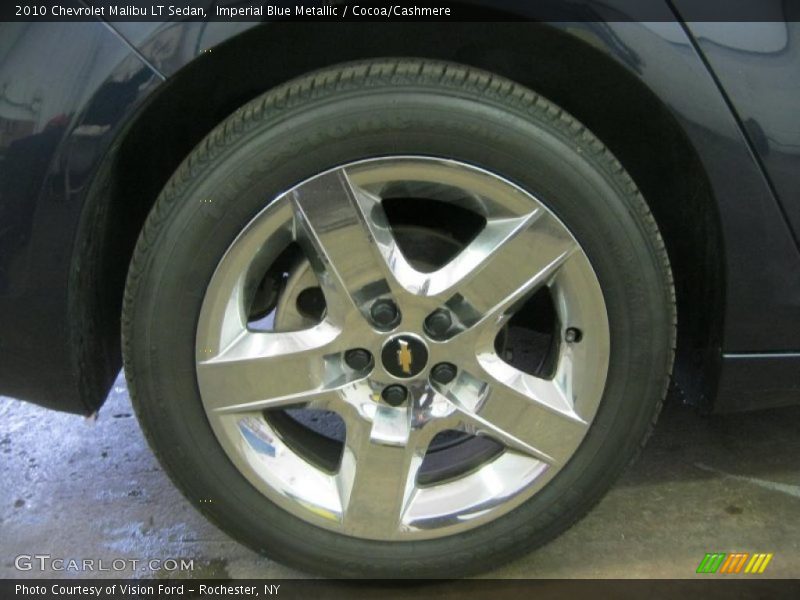 Imperial Blue Metallic / Cocoa/Cashmere 2010 Chevrolet Malibu LT Sedan