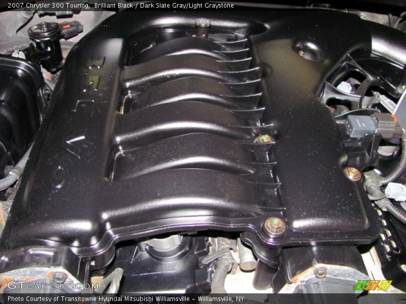 Brilliant Black / Dark Slate Gray/Light Graystone 2007 Chrysler 300 Touring