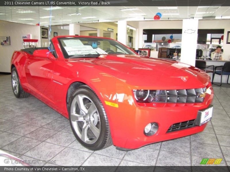 Victory Red / Black 2011 Chevrolet Camaro LT/RS Convertible