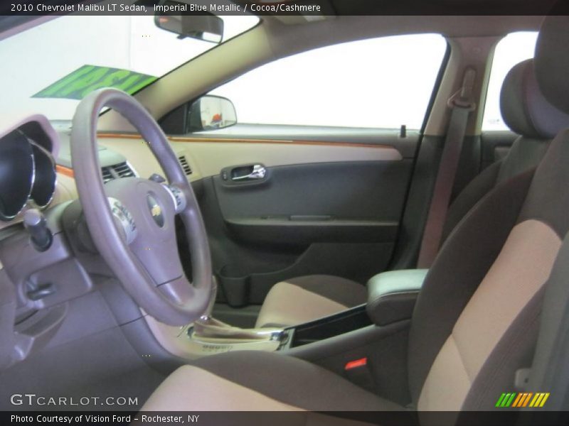 Imperial Blue Metallic / Cocoa/Cashmere 2010 Chevrolet Malibu LT Sedan