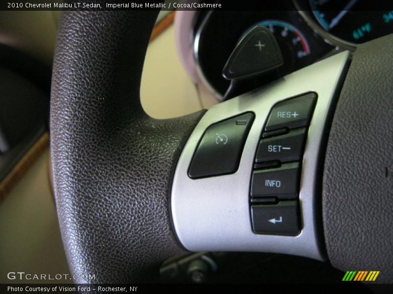 Imperial Blue Metallic / Cocoa/Cashmere 2010 Chevrolet Malibu LT Sedan