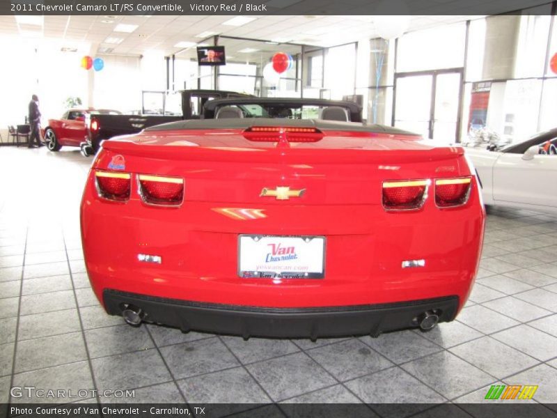 Victory Red / Black 2011 Chevrolet Camaro LT/RS Convertible