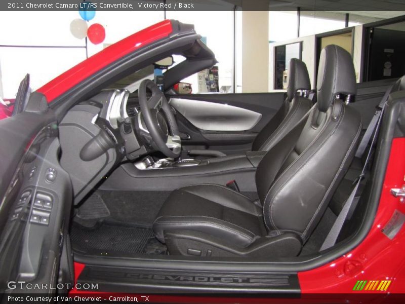  2011 Camaro LT/RS Convertible Black Interior