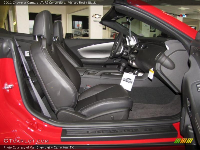  2011 Camaro LT/RS Convertible Black Interior