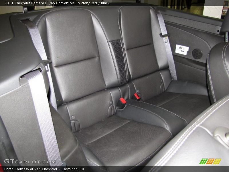  2011 Camaro LT/RS Convertible Black Interior