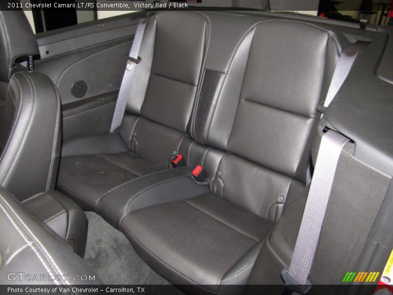  2011 Camaro LT/RS Convertible Black Interior