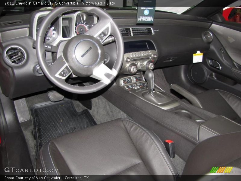 Black Interior - 2011 Camaro LT/RS Convertible 