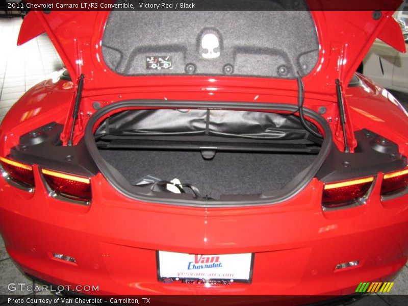  2011 Camaro LT/RS Convertible Trunk