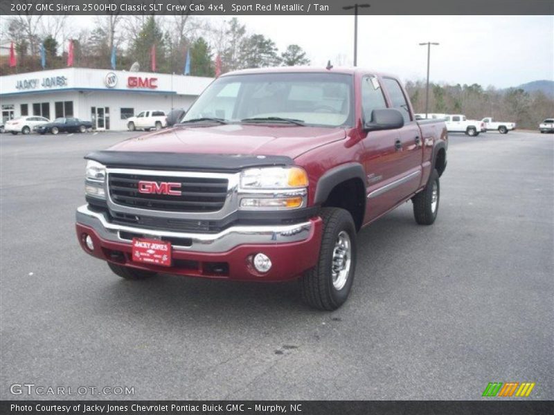 Sport Red Metallic / Tan 2007 GMC Sierra 2500HD Classic SLT Crew Cab 4x4