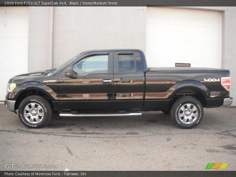 Black / Stone/Medium Stone 2009 Ford F150 XLT SuperCab 4x4