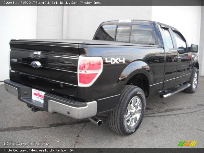 Black / Stone/Medium Stone 2009 Ford F150 XLT SuperCab 4x4