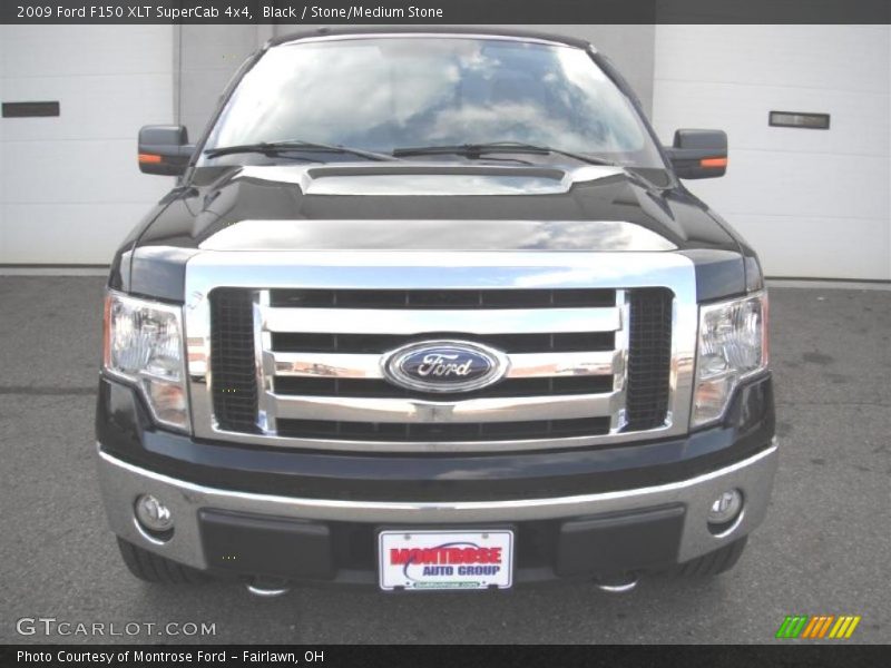 Black / Stone/Medium Stone 2009 Ford F150 XLT SuperCab 4x4