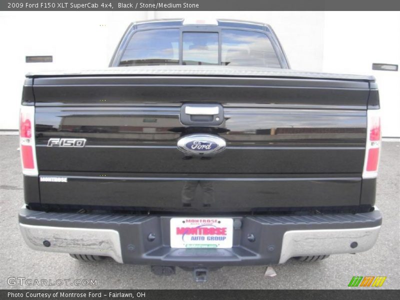 Black / Stone/Medium Stone 2009 Ford F150 XLT SuperCab 4x4