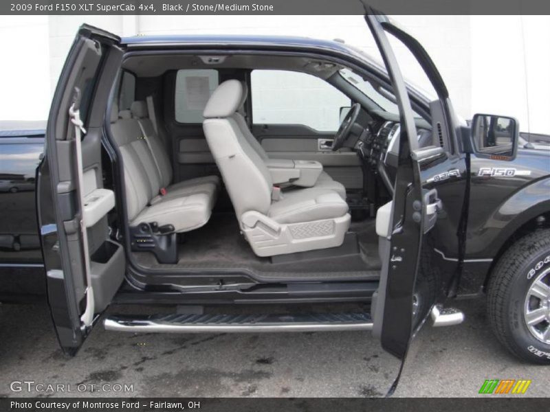 Black / Stone/Medium Stone 2009 Ford F150 XLT SuperCab 4x4