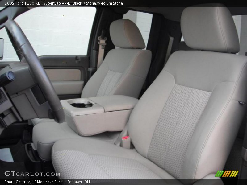 Black / Stone/Medium Stone 2009 Ford F150 XLT SuperCab 4x4