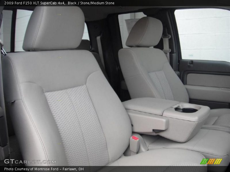 Black / Stone/Medium Stone 2009 Ford F150 XLT SuperCab 4x4