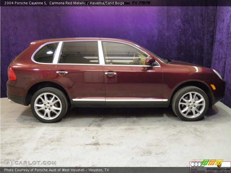 Carmona Red Metallic / Havanna/Sand Beige 2004 Porsche Cayenne S