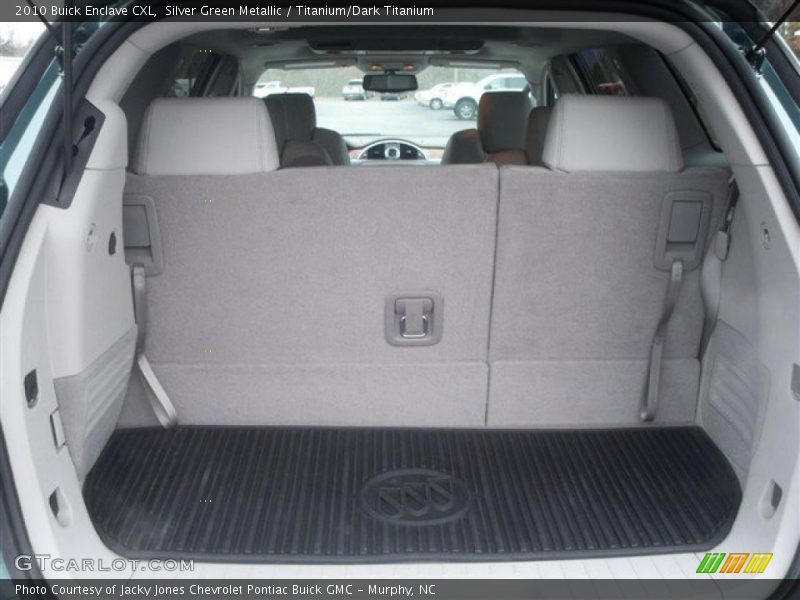 Silver Green Metallic / Titanium/Dark Titanium 2010 Buick Enclave CXL