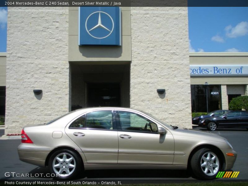 Desert Silver Metallic / Java 2004 Mercedes-Benz C 240 Sedan