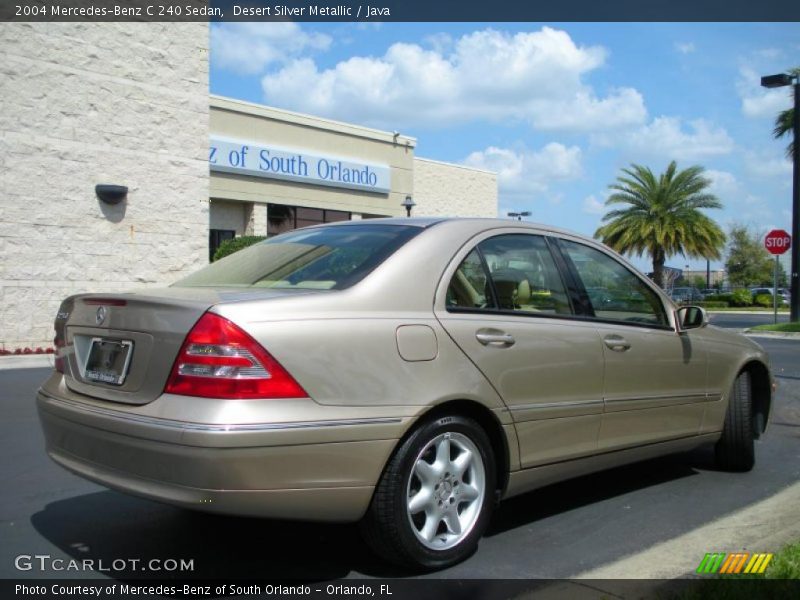 Desert Silver Metallic / Java 2004 Mercedes-Benz C 240 Sedan