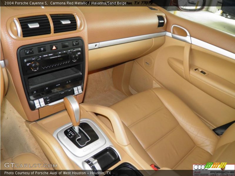 Carmona Red Metallic / Havanna/Sand Beige 2004 Porsche Cayenne S