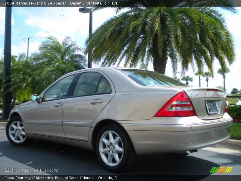 Desert Silver Metallic / Java 2004 Mercedes-Benz C 240 Sedan