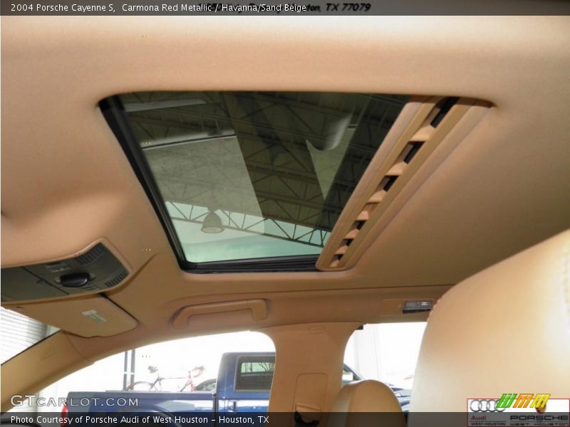 Carmona Red Metallic / Havanna/Sand Beige 2004 Porsche Cayenne S