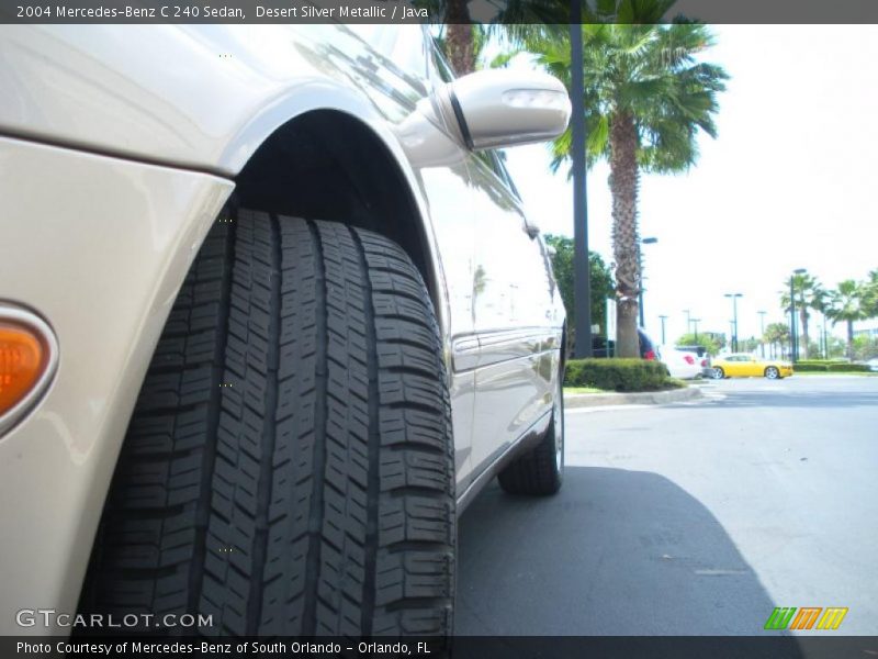 Desert Silver Metallic / Java 2004 Mercedes-Benz C 240 Sedan