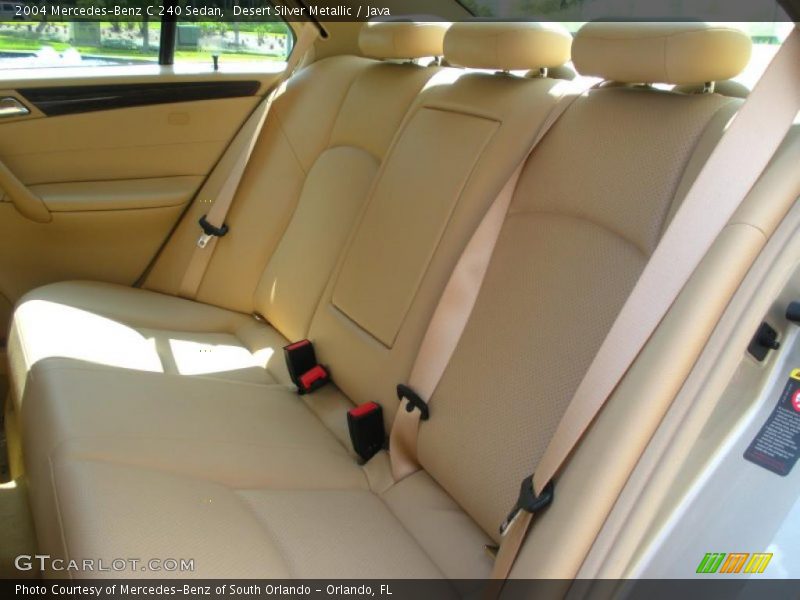 Desert Silver Metallic / Java 2004 Mercedes-Benz C 240 Sedan