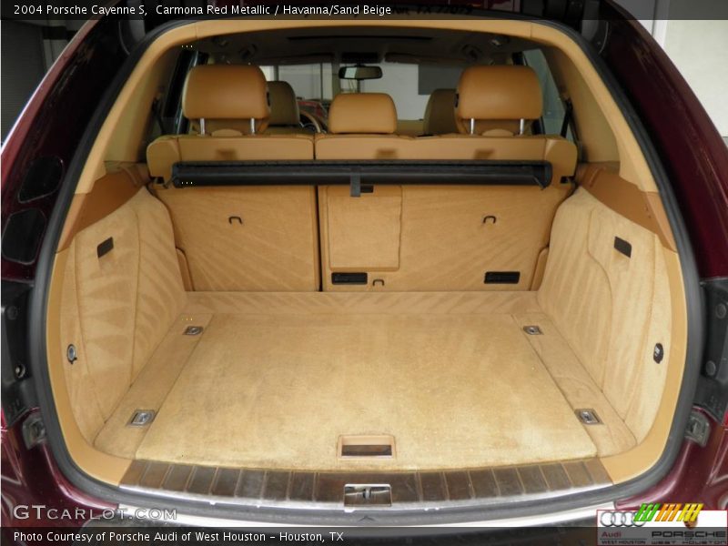 Carmona Red Metallic / Havanna/Sand Beige 2004 Porsche Cayenne S